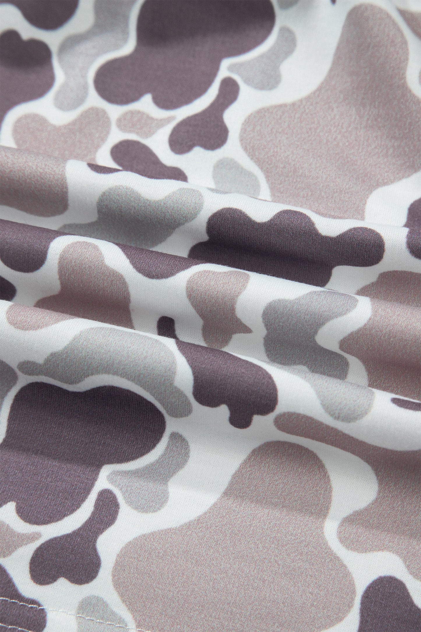 Abstract Camo Drawstring Elastic Waist Mini Skort