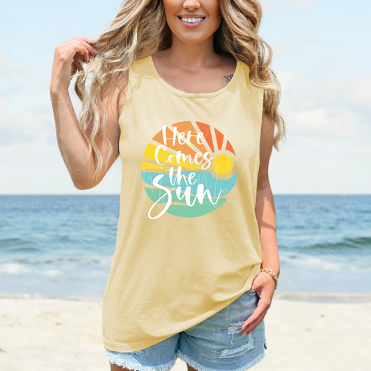 Here Comes The Sun Tshirt or Tank