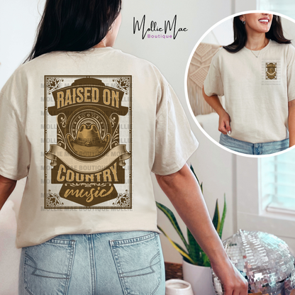 Raised on Country Music Tshirt