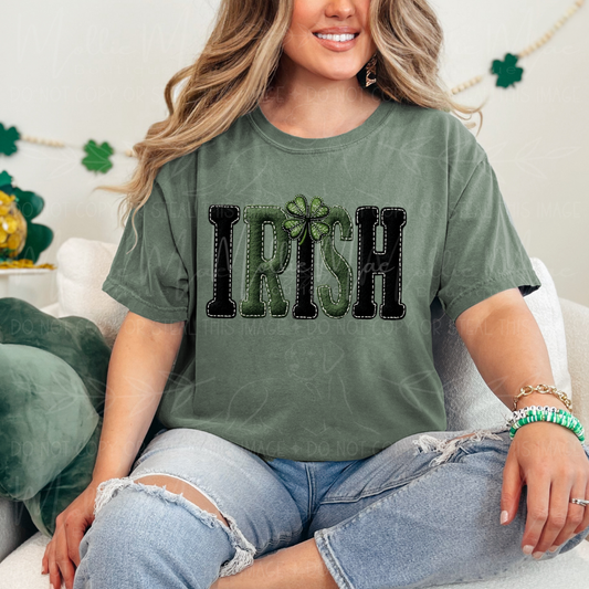 Irish Faux Appliqué Graphic Tee