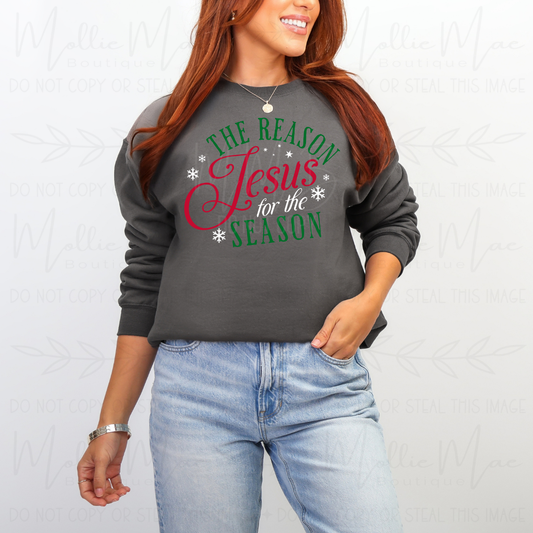 Jesus: The Reason for the Season Graphic Sweatshirt