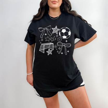 Soccer Doodle Graphic Tee