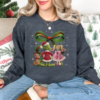 Faux Who Christmas Graphic Tee or Sweatshirt
