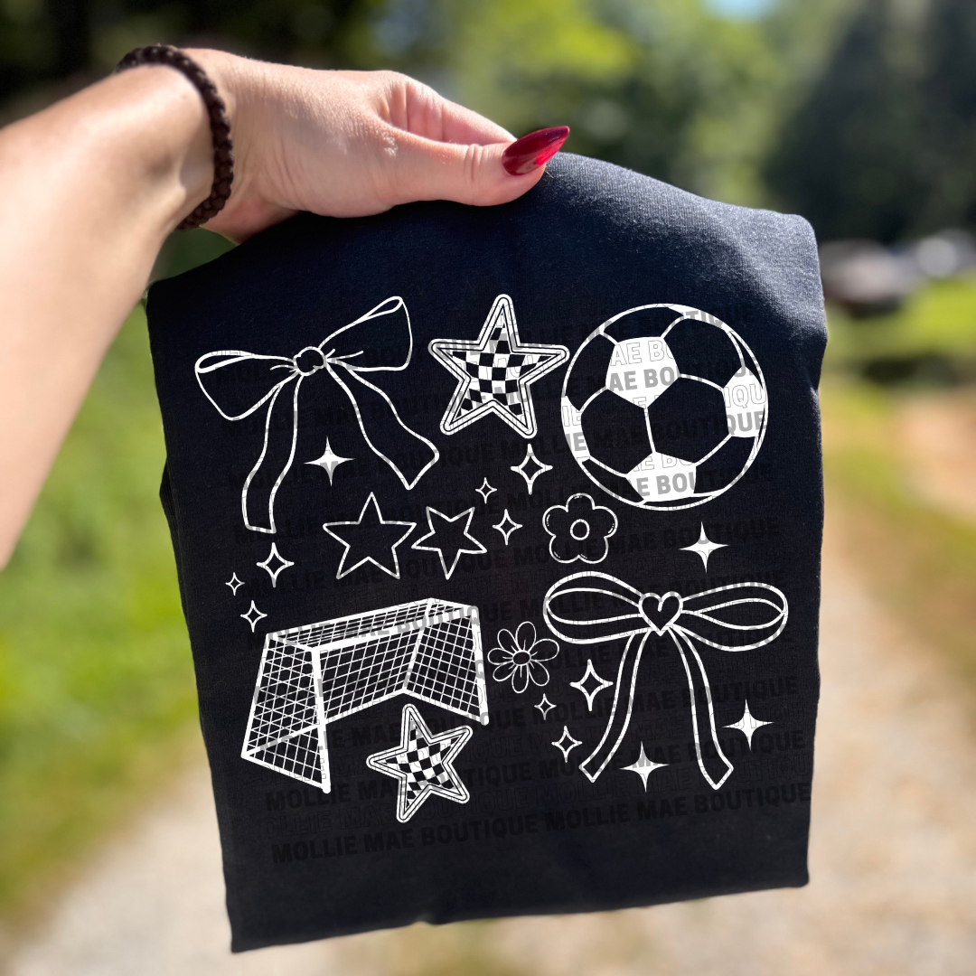 Soccer Doodle Graphic Tee