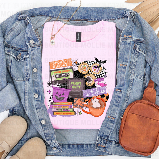 Spooky Season Collage Tee