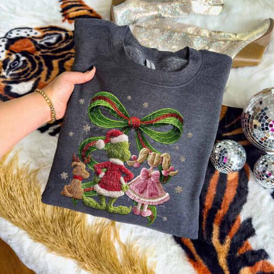 Faux Who Christmas Graphic Tee or Sweatshirt