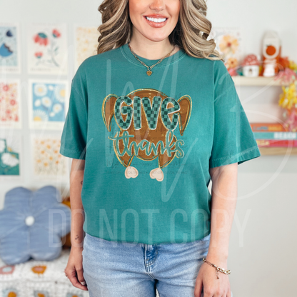 Butterball Blessings – Give Thanks Graphic Tee
