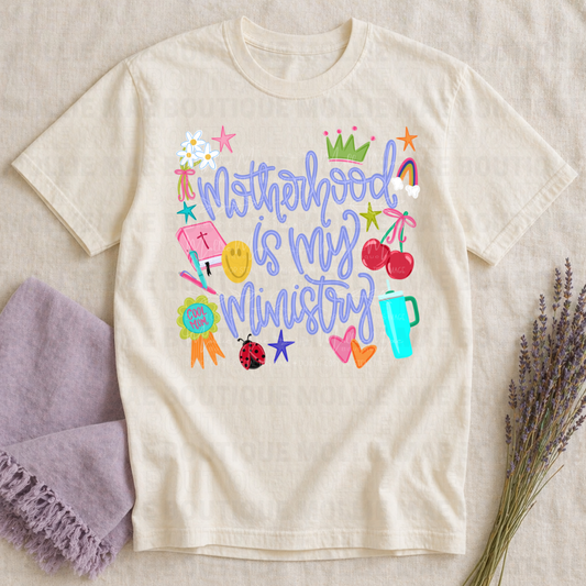 Motherhood Is My Ministry Graphic Tee