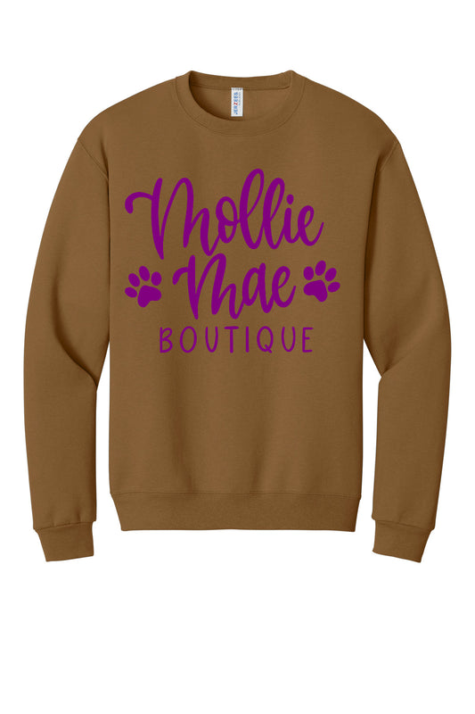 Oversized Pumpkin Face WITH Monogram - Pre-order Sweatshirt