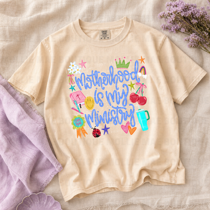 Motherhood Is My Ministry Graphic Tee
