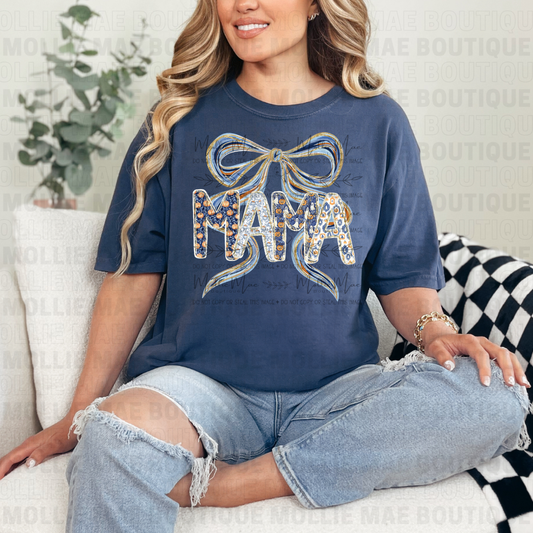 Mama Halloween Coquette Graphic Tee