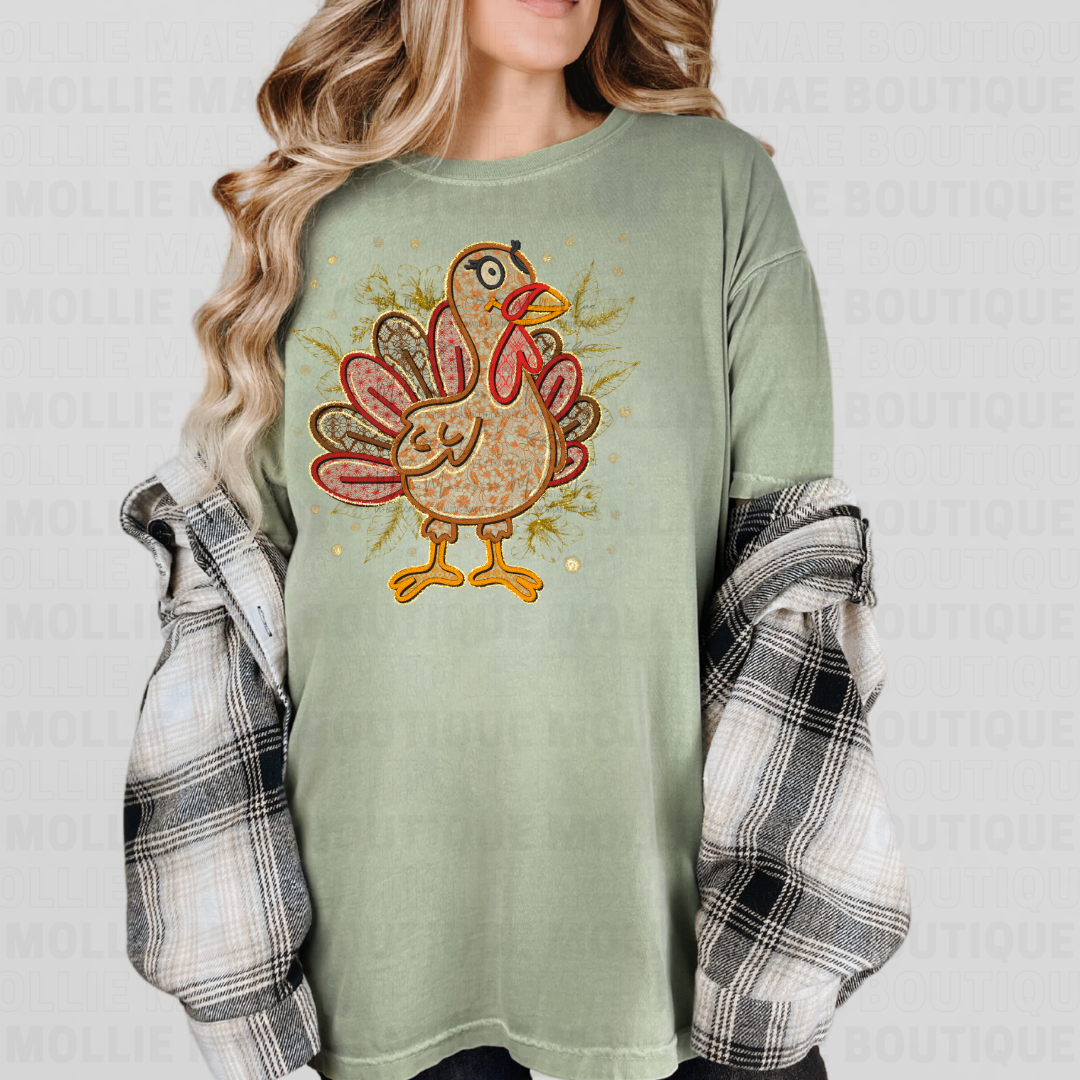 Lace Turkey Graphic Tee