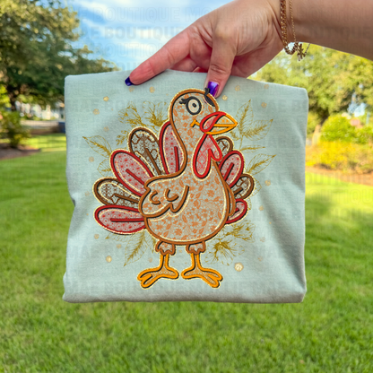 Lace Turkey Graphic Tee