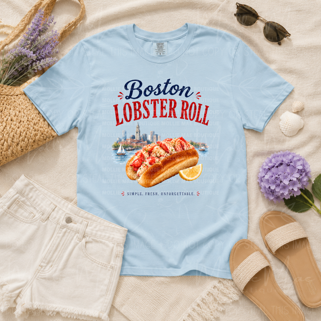 Boston Lobster Roll Graphic Tee
