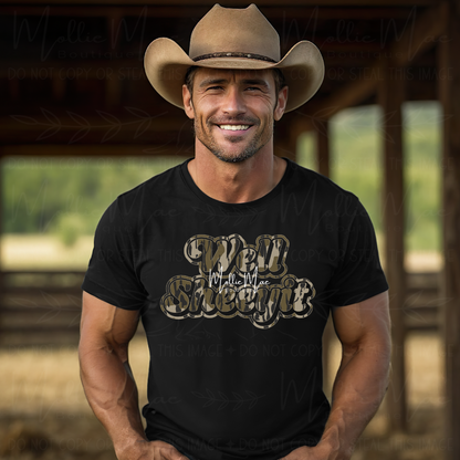 Well Sheeyit Graphic Tee – Gildan Softstyle Black (S–3X)