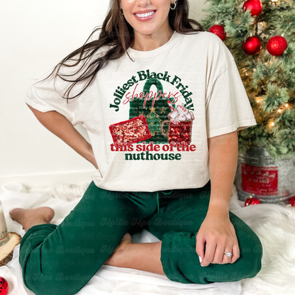 Jolliest Black Friday Shoppers Graphic Tee