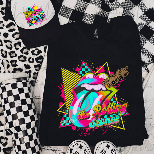 Neon Band Graphic Tee