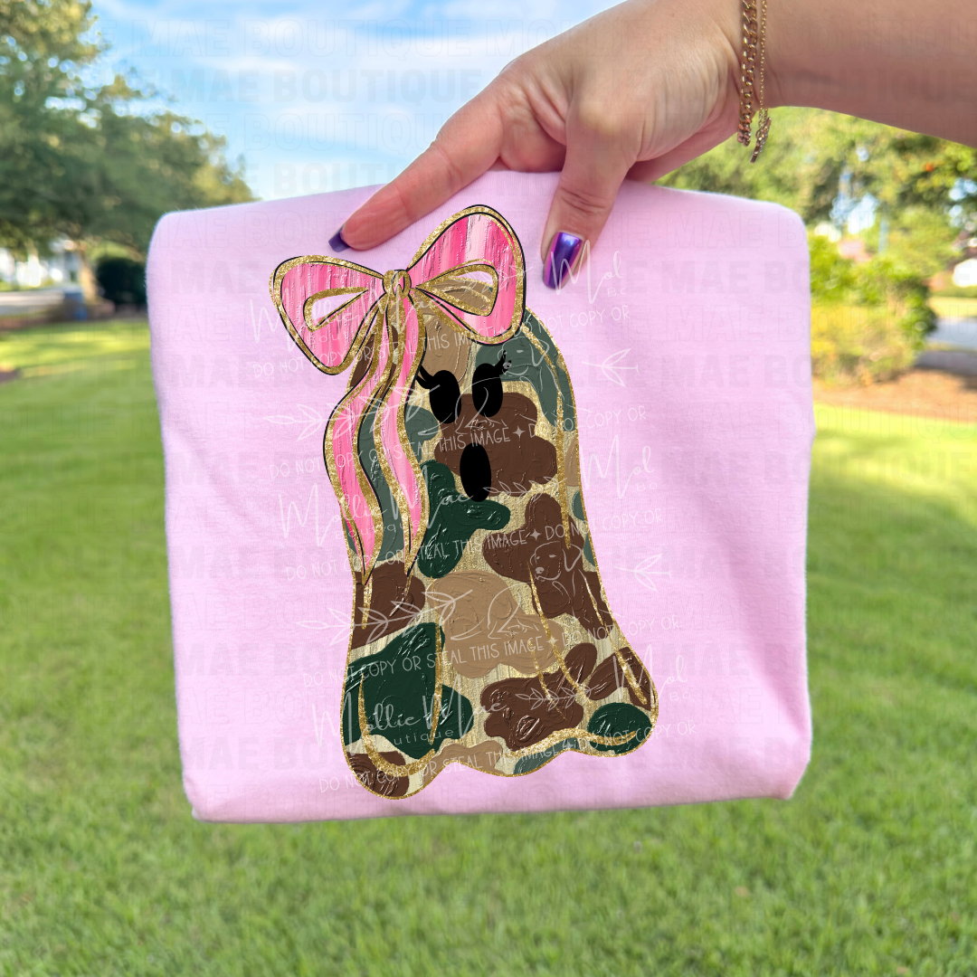 Camo Ghosties Graphic Tee