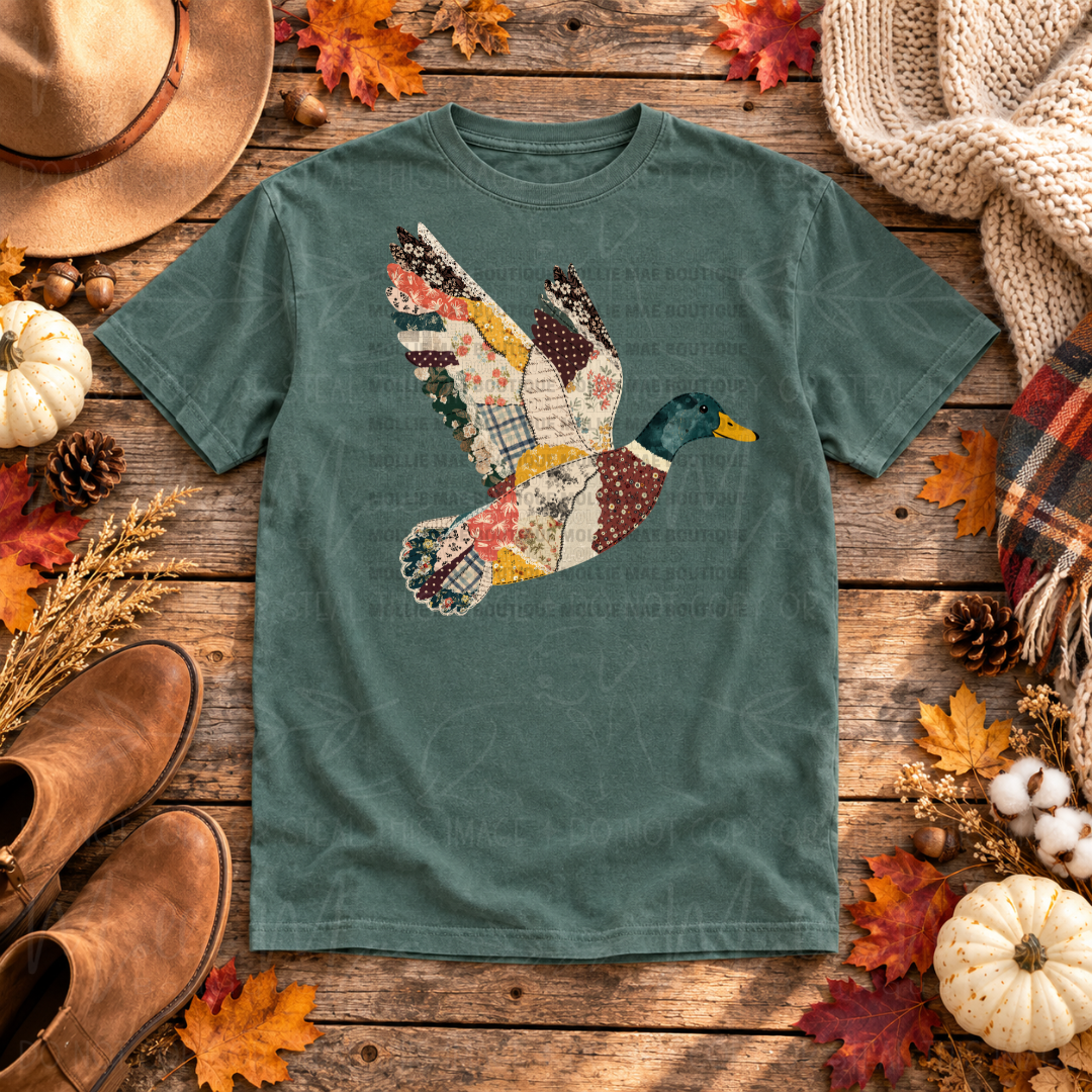 Patchwork Duck Graphic Tee