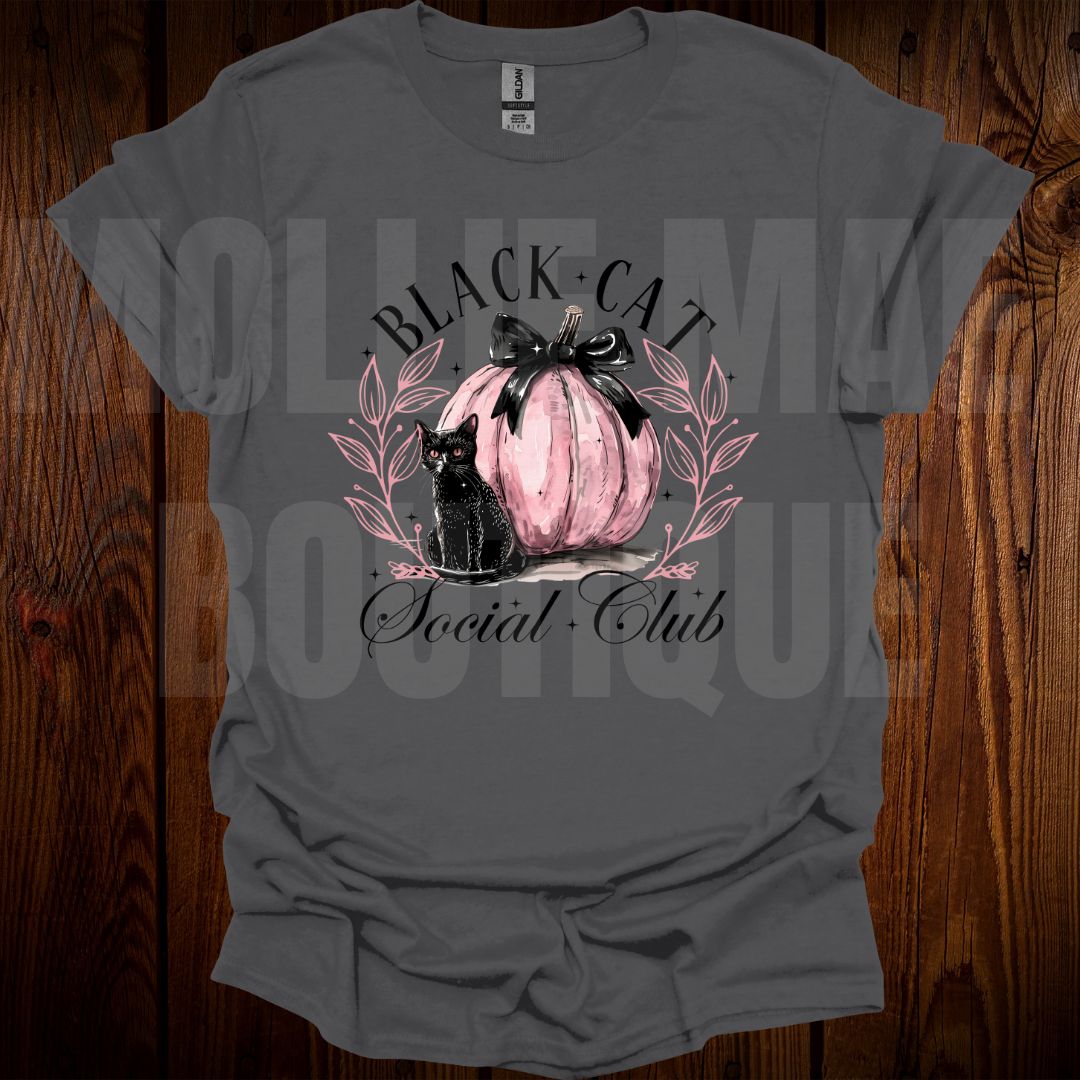 Black Cat Social Club Graphic Tshirt