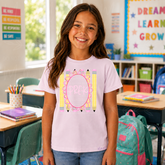 Pencil Coquette Grade Graphic Tee