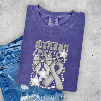 Niemann-Pick C Awareness Ribbon Graphic Tee