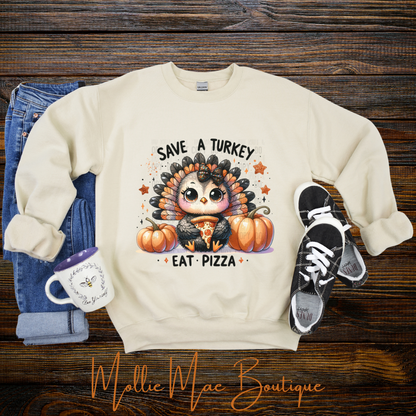 SAVE A TURKEY EAT PIZZA
