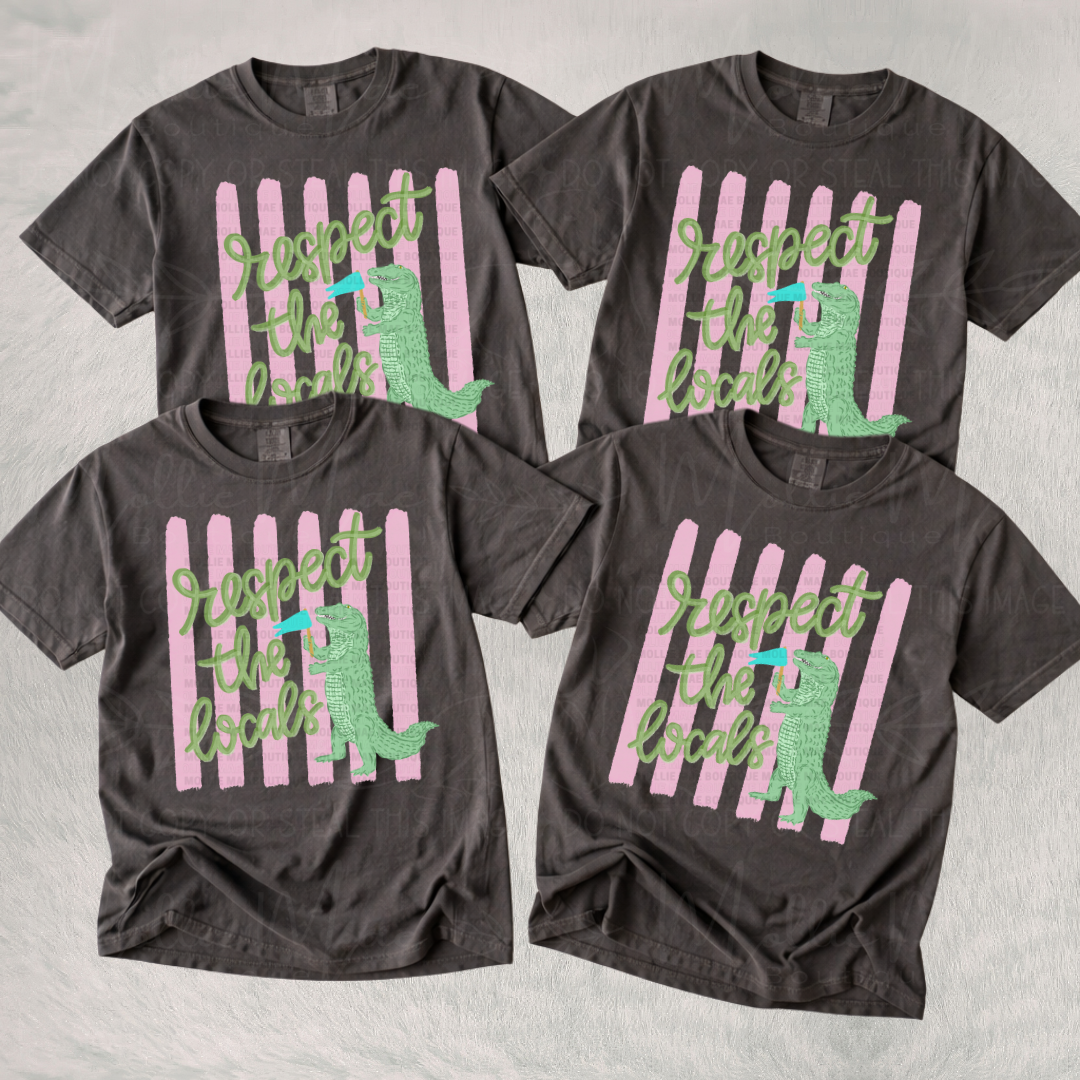 Respect the Locals Gator Graphic Tee