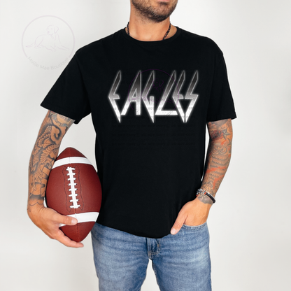 Gridiron Glow Eagles Tee