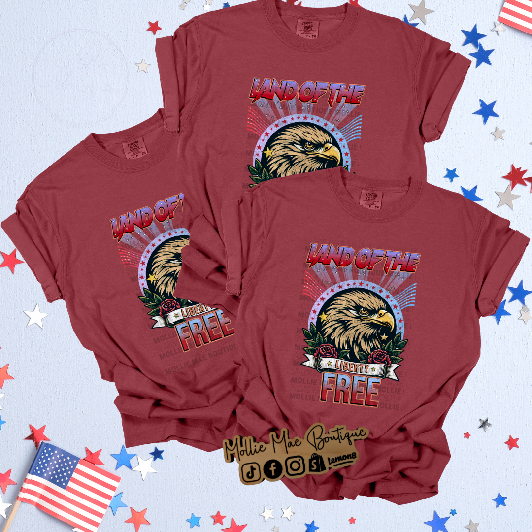 Land of the Free Eagle Tshirt