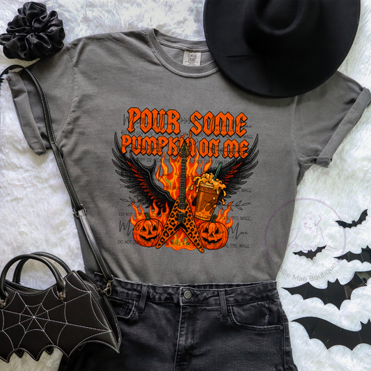 Pour Some Pumpkin On Me Graphic Tee