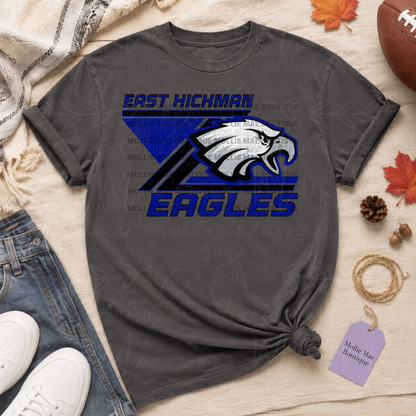 East Hickman Eagles Retro Rally Graphic Tee