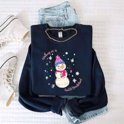 Walking in a Winter Wonderland Graphic Sweatshirt