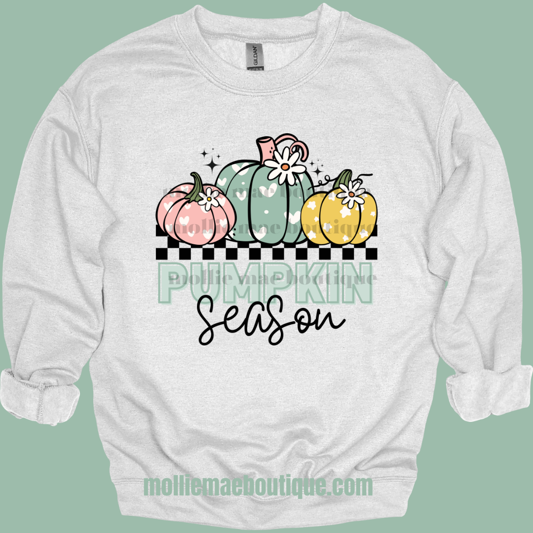 Pastel Pumpkin Season Sweatshirt