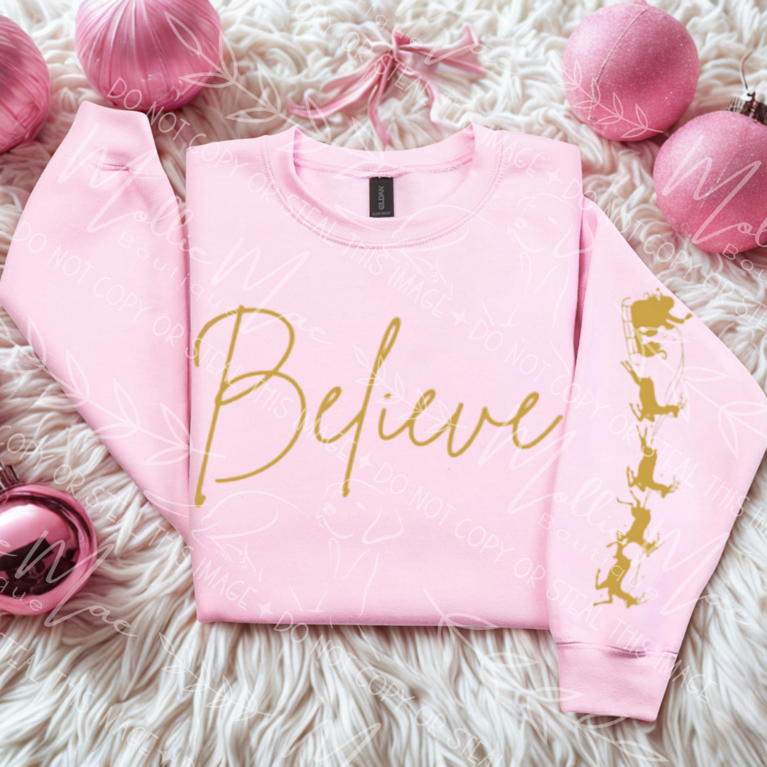 Believe Graphic Sweatshirt