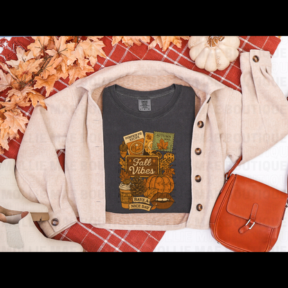Retro Fall Vibes Graphic Tee