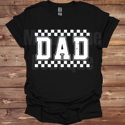 Retro Dad Checkered Tshirt