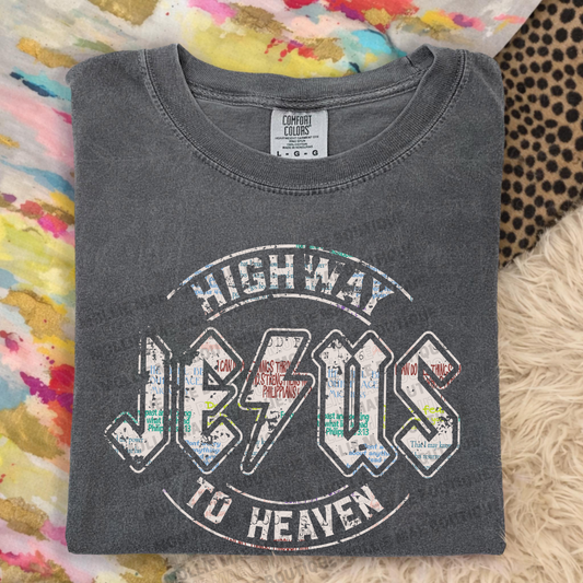 Highway to Heaven Vintage Faith Graphic Tee