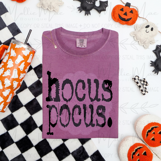 Hocus Pocus Typography Graphic Tee