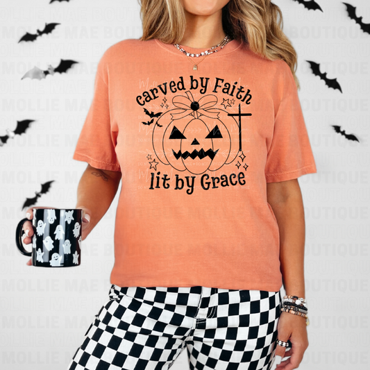 Carved by Faith Graphic Tee