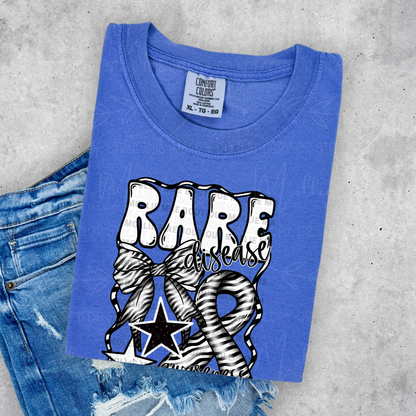 Rare Disease Awareness Zebra Graphic Tee