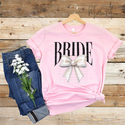 Bride Bow Tshirt