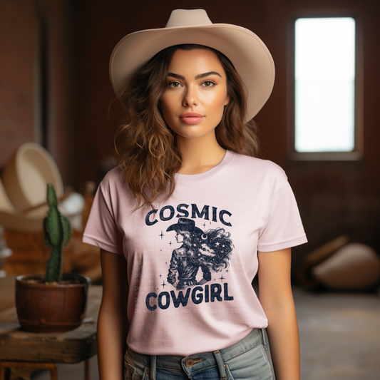 Cosmic Cowgirl - Sea Blue Ink