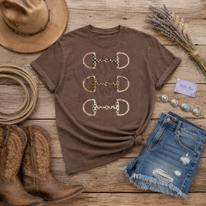 Triple Snaffle Bit Western Graphic Tee