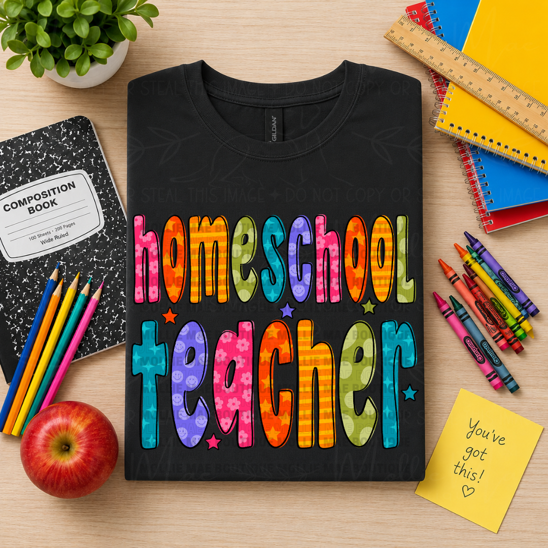 Homeschool Teacher Graphic Tee
