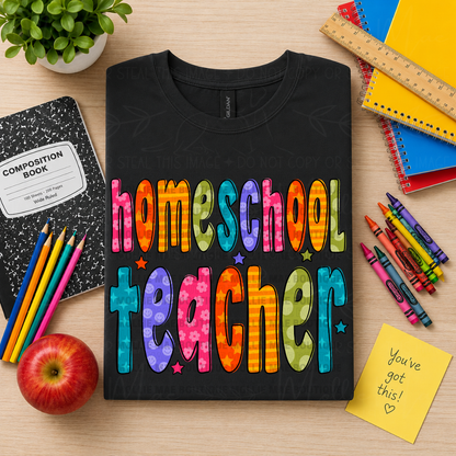 Homeschool Teacher Graphic Tee