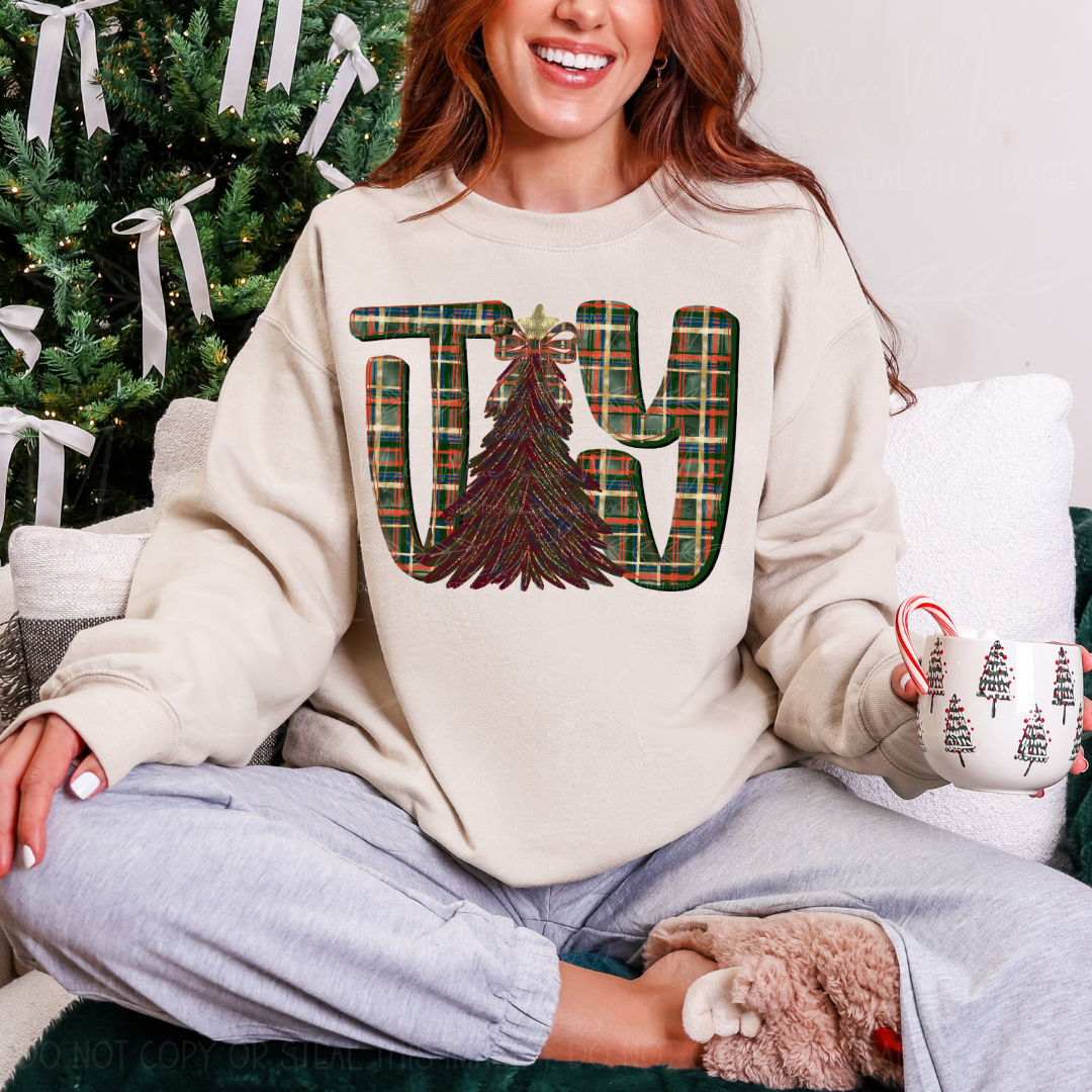 Joy Tree Graphic Sweatshirt
