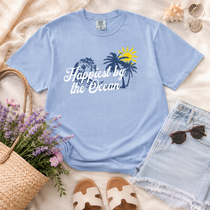 Happiest by the Ocean Graphic Tee