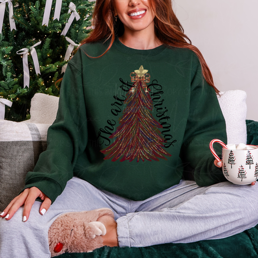 The Art of Christmas Graphic Sweatshirt