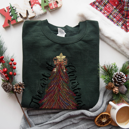 The Art of Christmas Graphic Sweatshirt